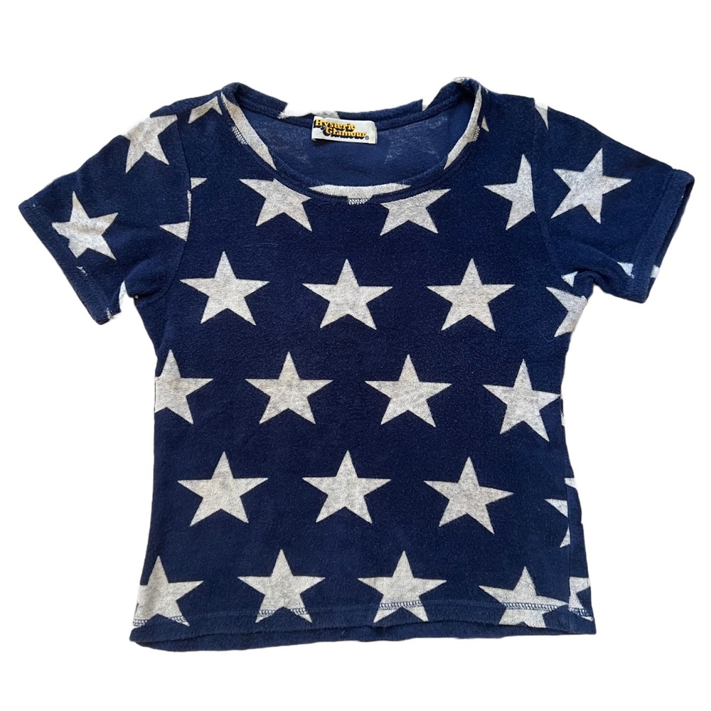 Hysteric Glamour terrycloth star shirt
